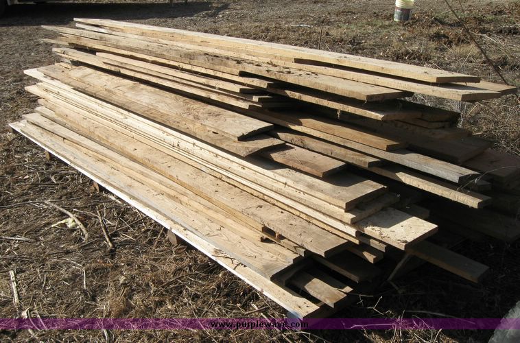 image for item 3167 Assorted cuts of rough cut lumber