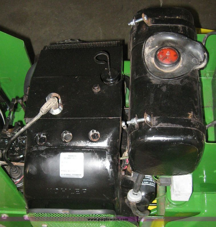 image for item 3802 John Deere 110 riding garden tractor