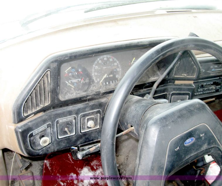 image for item 5270 1987 Ford F-350 dual wheel pickup with flatbed