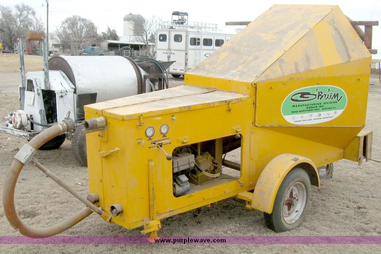 image for item 3755 O'Brian Manufacturing portable sewer cleaning system