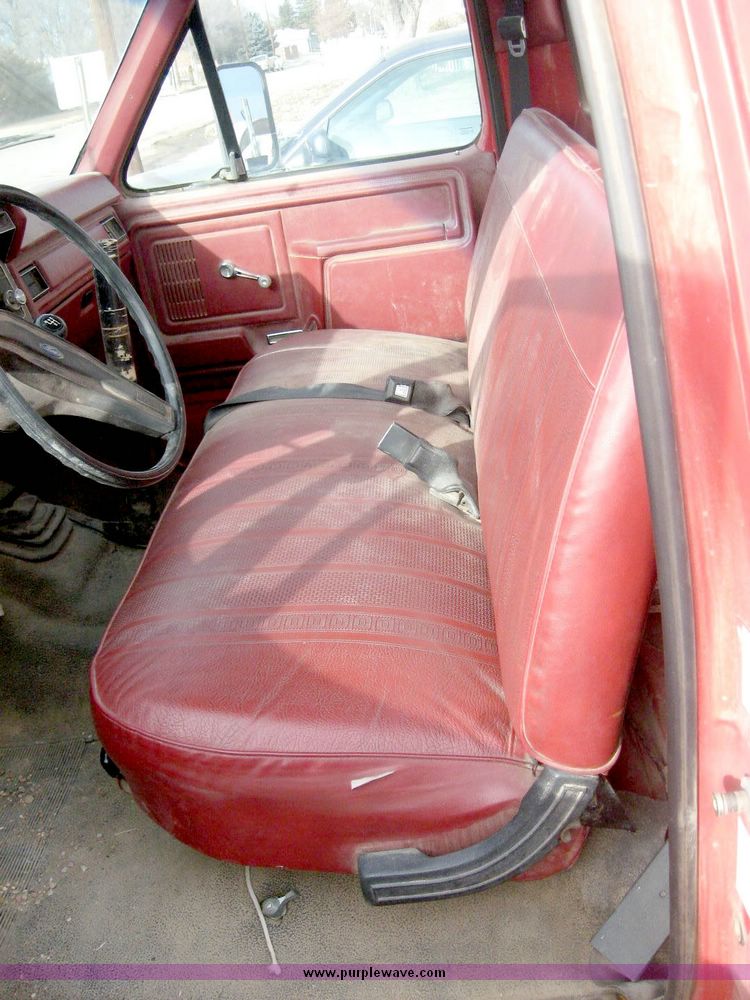 image for item 3758 1984 Ford F-350 pickup with 11' flatbed