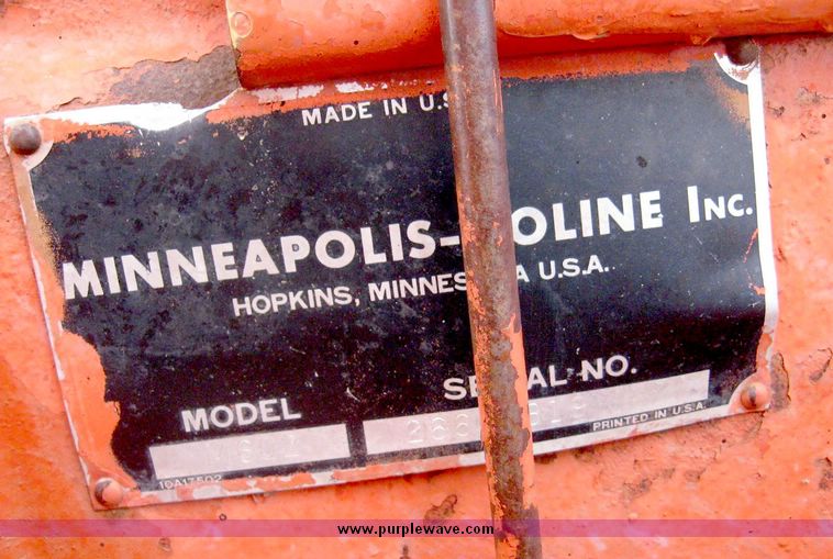 image for item 3765 Minneapolis-Moline tractor