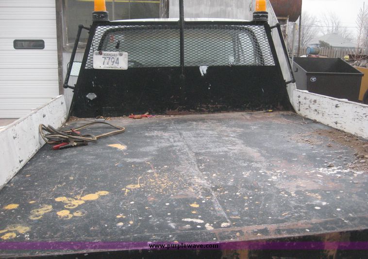 image for item 3807 1978 GMC Sierra 3500 pickup with 8' flatbed