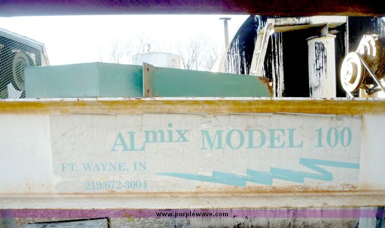 image for item 5119 Almix model 100 asphalt plant
