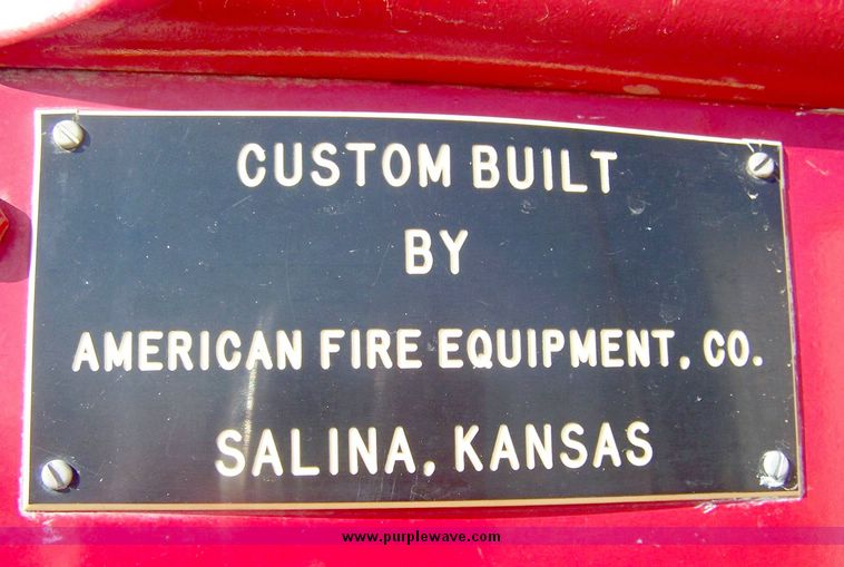 image for item 8429 1971 Chevrolet C50 fire tanker truck