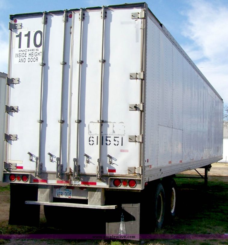 image for item 8436 1992 Oshkosh 48' box trailer