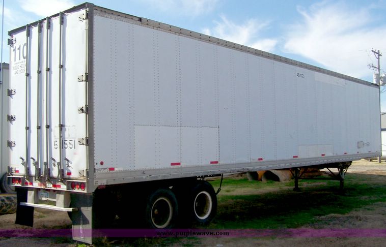 image for item 8436 1992 Oshkosh 48' box trailer