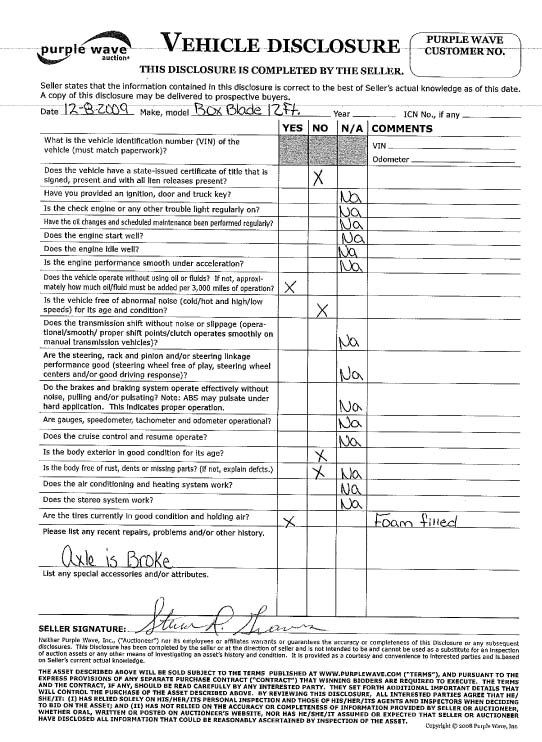 image for item 4092 12' box scraper
