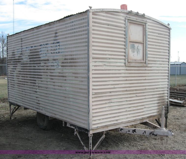 image for item 3173 14' shop built job site trailer