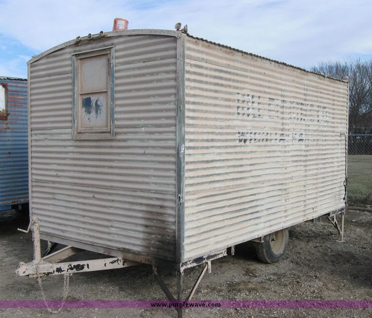 image for item 3173 14' shop built job site trailer