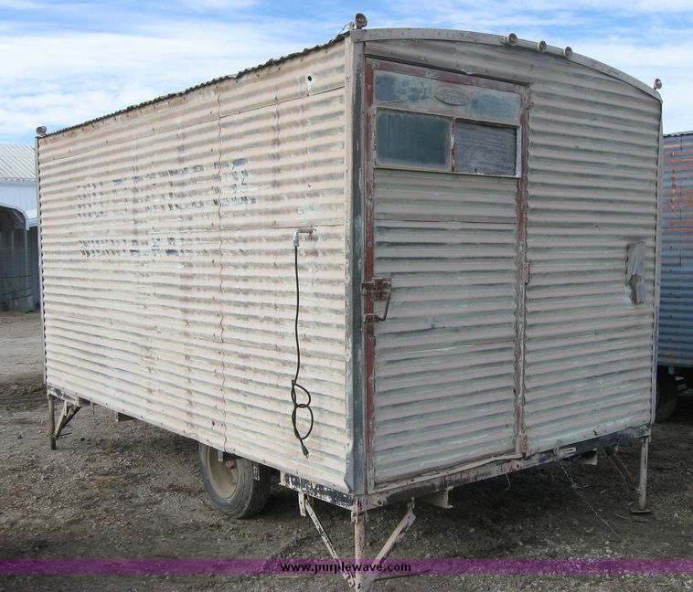 image for item 3173 14' shop built job site trailer