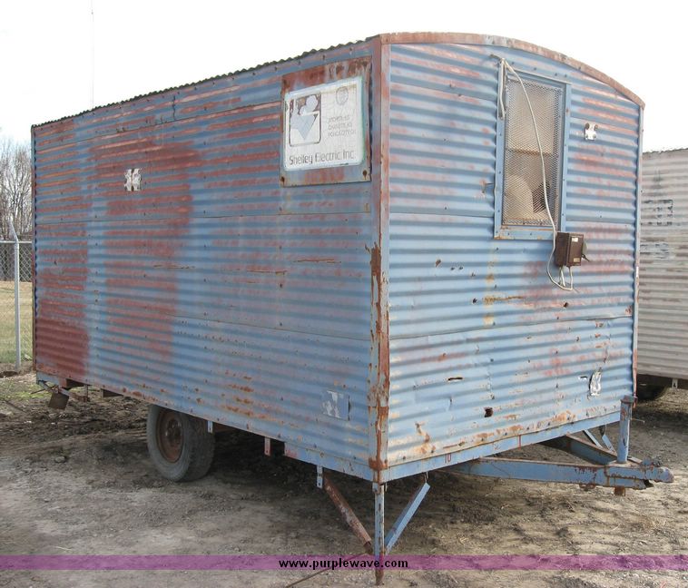 image for item 3174 14' shop built job site trailer