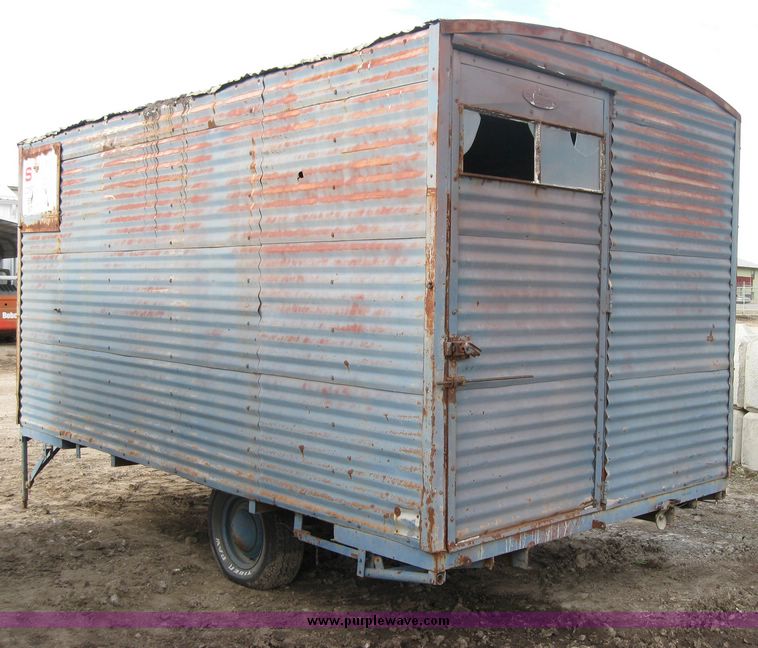 image for item 3174 14' shop built job site trailer