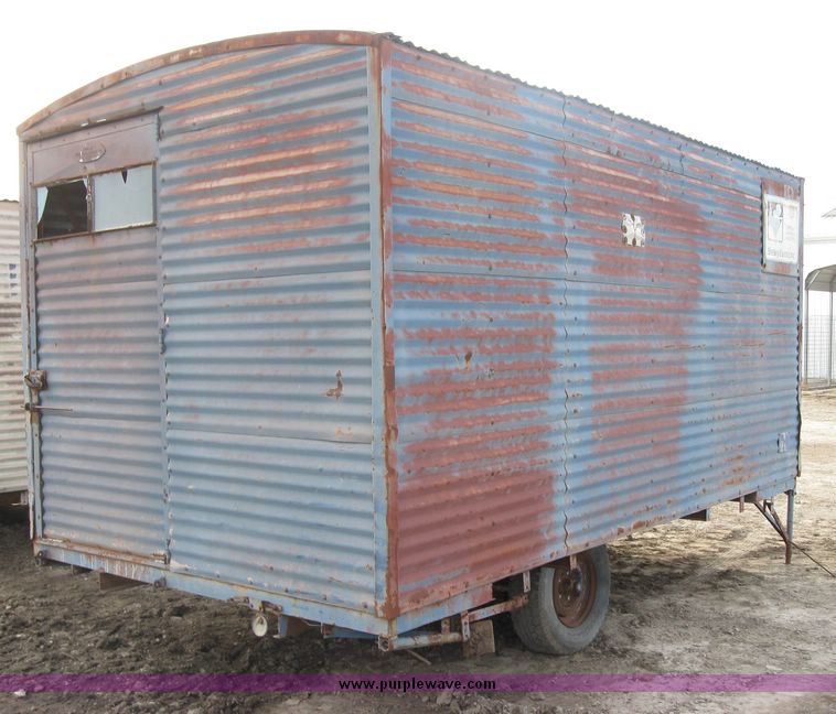 image for item 3174 14' shop built job site trailer