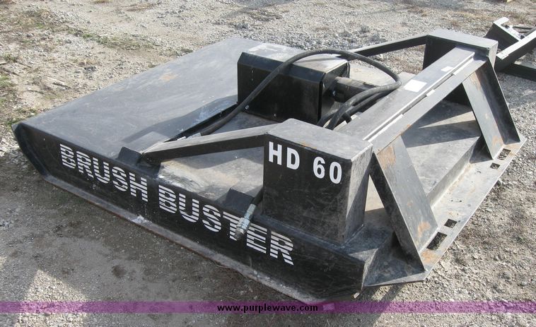 image for item 3179 Brush Buster HD60 hydraulic mower skid steer attachment