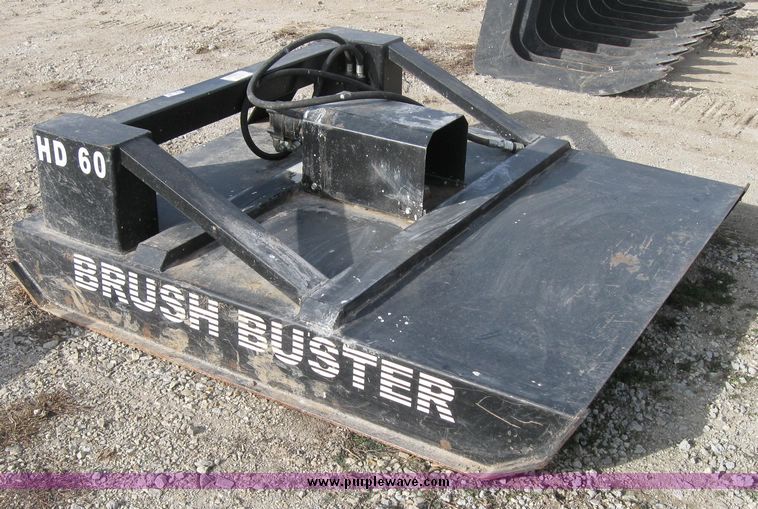 image for item 3179 Brush Buster HD60 hydraulic mower skid steer attachment