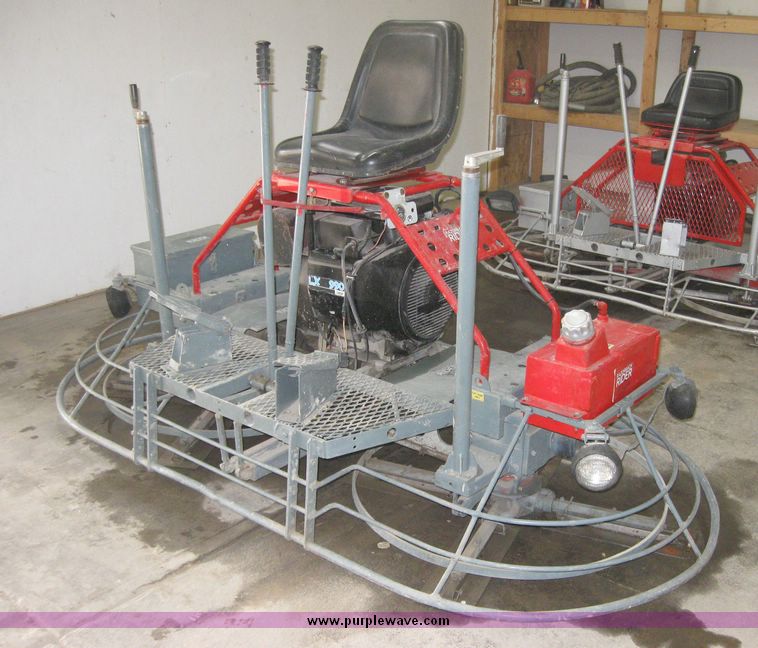 image for item 3259 Allen Razorback 8' riding power trowel