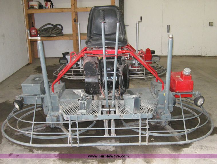 image for item 3259 Allen Razorback 8' riding power trowel