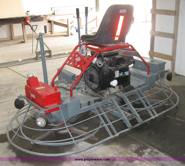 image for item 3259 Allen Razorback 8' riding power trowel