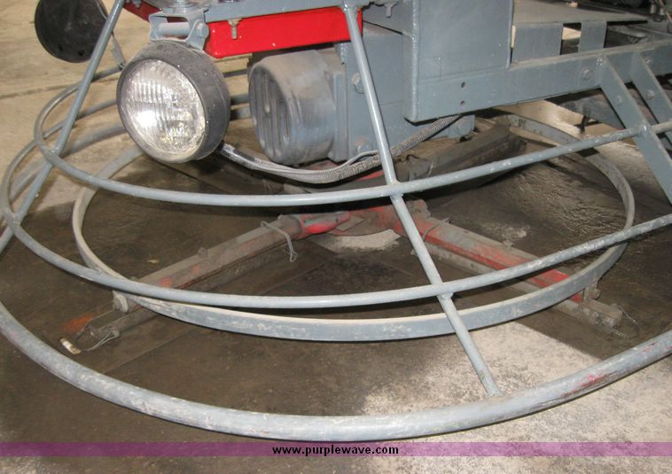 image for item 3259 Allen Razorback 8' riding power trowel