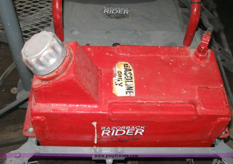 image for item 3259 Allen Razorback 8' riding power trowel