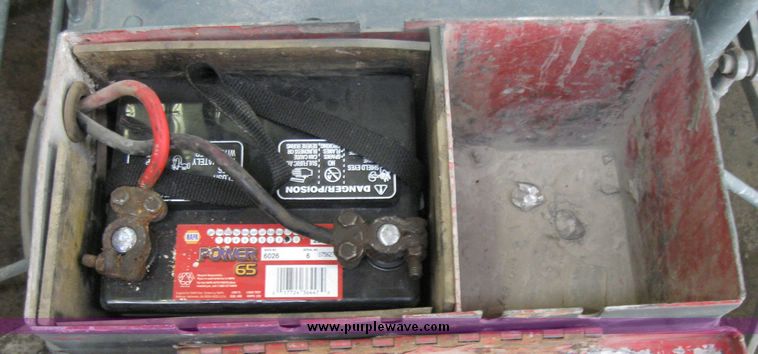 image for item 3259 Allen Razorback 8' riding power trowel