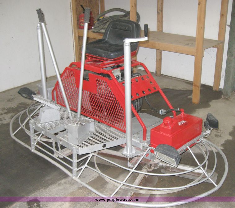 image for item 3260 Allen Razorback 8' riding power trowel