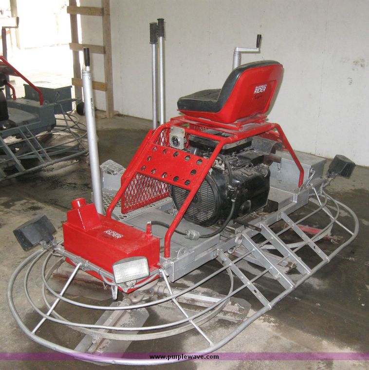 image for item 3260 Allen Razorback 8' riding power trowel