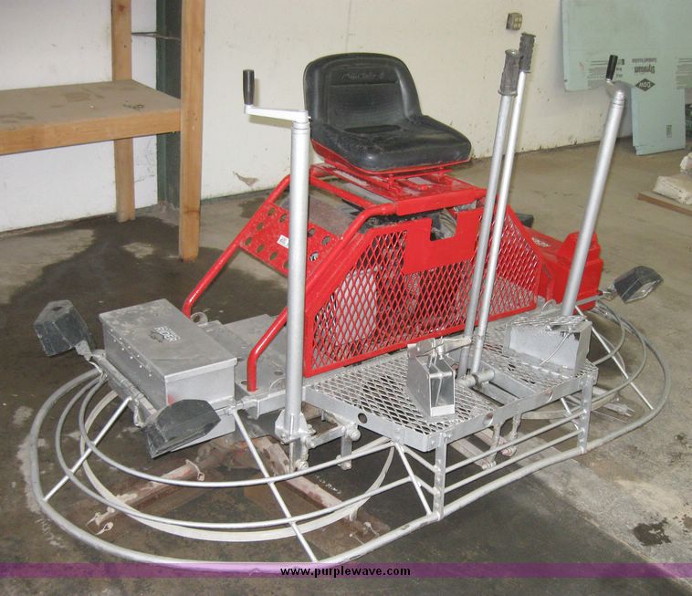 image for item 3260 Allen Razorback 8' riding power trowel