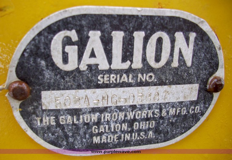 image for item 5051 Galion 503 Series A grader