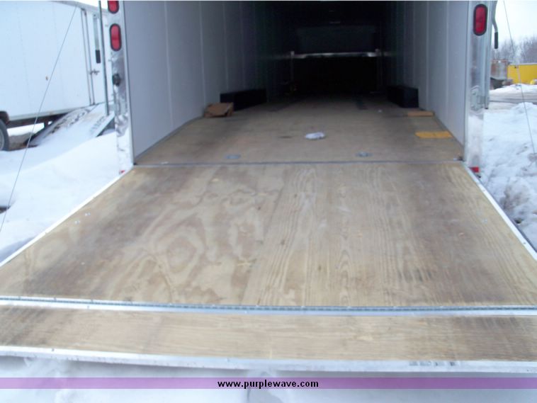 image for item 5142 2008 American Hauler 48' gooseneck aluminum trailer