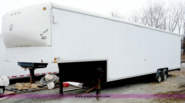 image for item 5143 1992 Wells Cargo 36' aluminum trailer