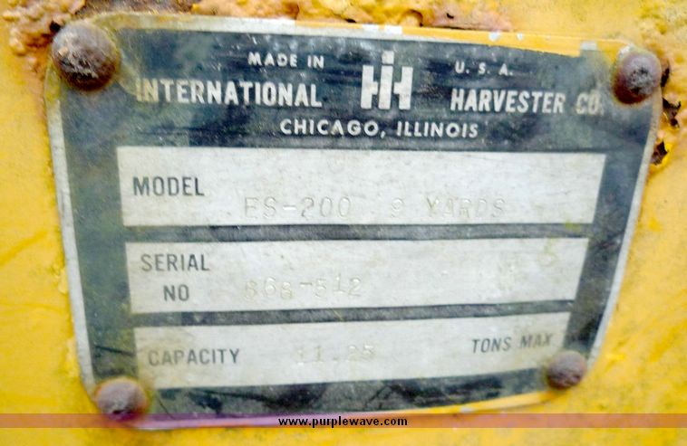 image for item 5148 International E200 pay scraper