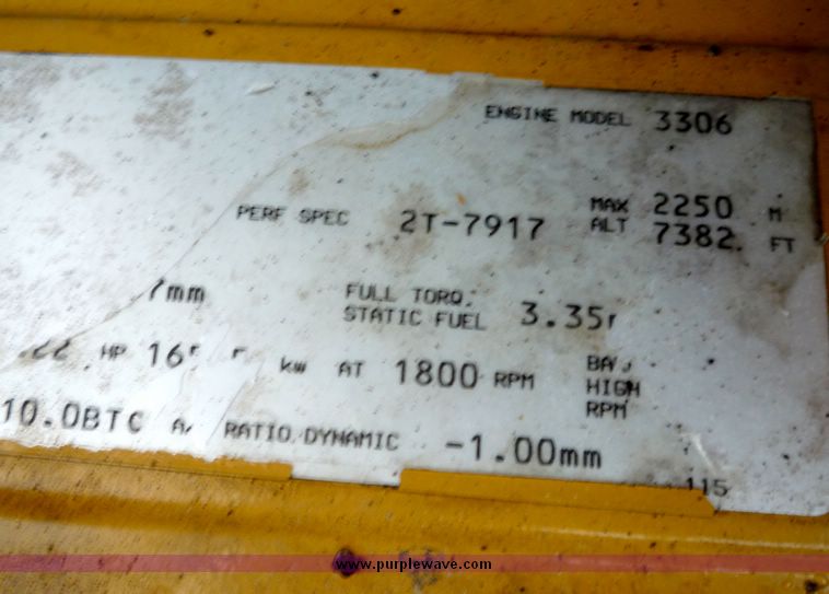 image for item 5151 1999 Caterpillar 330B excavator