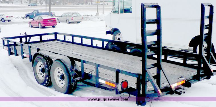 image for item 5271 1996 Buck Dandy 20' tandem axle trailer