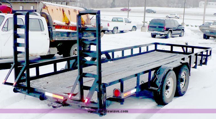 image for item 5271 1996 Buck Dandy 20' tandem axle trailer