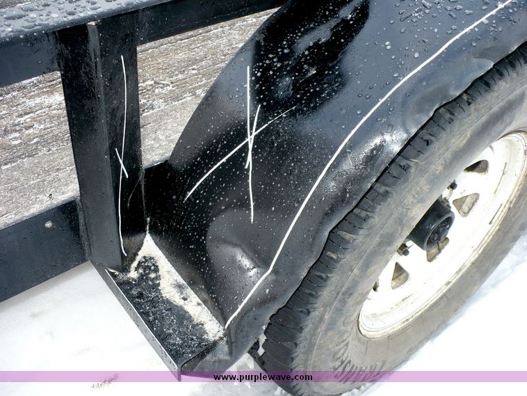 image for item 5271 1996 Buck Dandy 20' tandem axle trailer