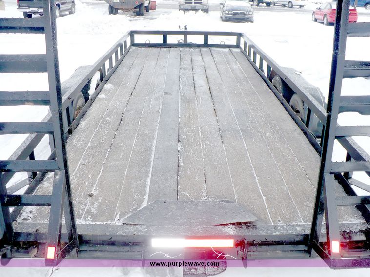 image for item 5271 1996 Buck Dandy 20' tandem axle trailer