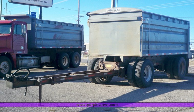 image for item 6000 2001 Trout Creek 15' dump bed pup trailer