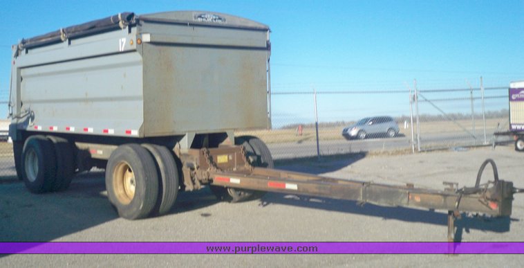 image for item 6000 2001 Trout Creek 15' dump bed pup trailer