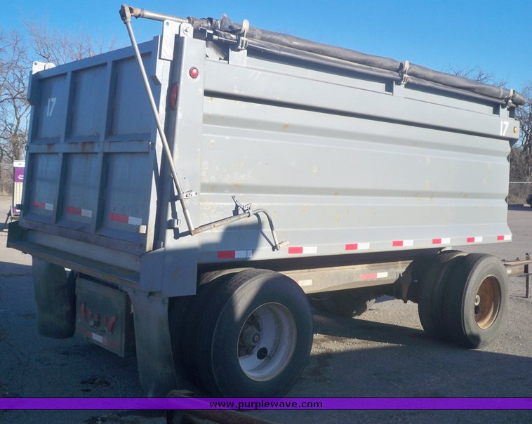 image for item 6000 2001 Trout Creek 15' dump bed pup trailer