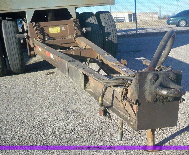 image for item 6000 2001 Trout Creek 15' dump bed pup trailer