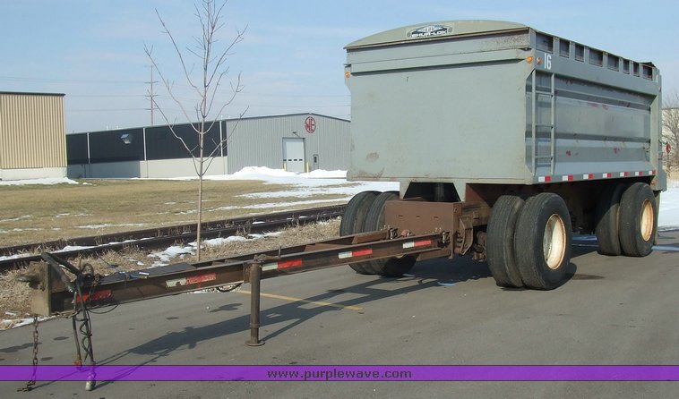 image for item 6573 2001 Trout Creek 15' dump bed pup trailer