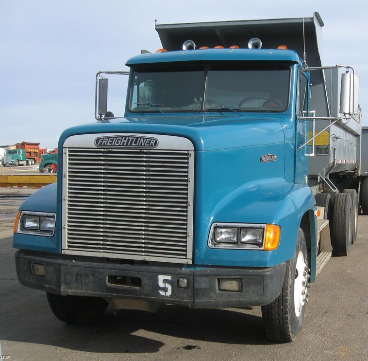 image for item 6631 1990 Freightliner dump truck