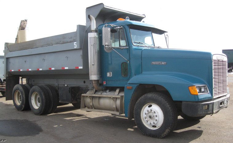 image for item 6631 1990 Freightliner dump truck