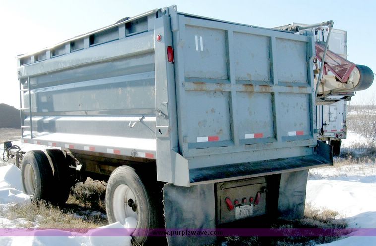 image for item 6635 2001 Trout Creek 15' dump bed pup trailer