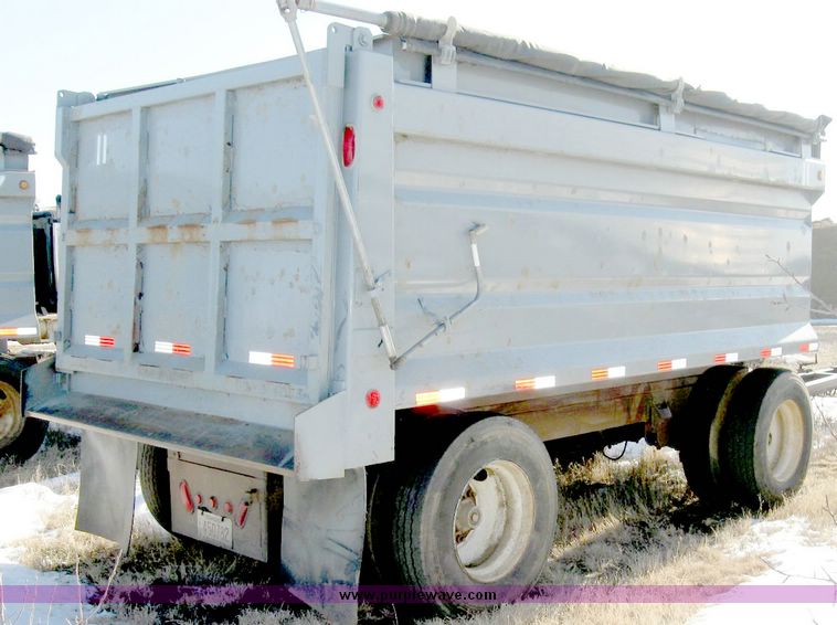 image for item 6635 2001 Trout Creek 15' dump bed pup trailer