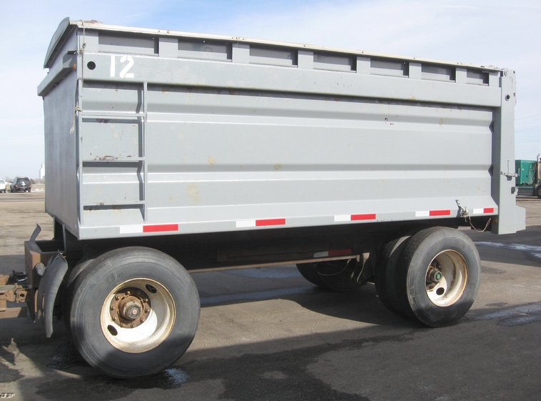 image for item 6795 2001 Trout Creek 15' dump bed pup trailer