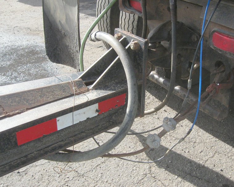 image for item 6796 1999 Neville Built 12' dump bed pup trailer