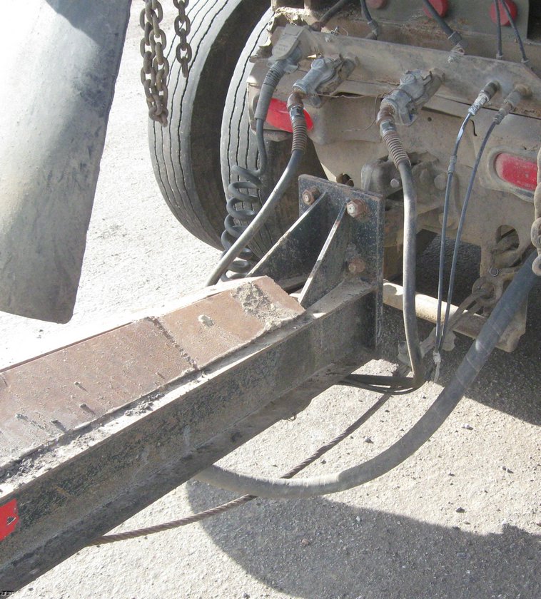 image for item 6797 1999 Neville Built 12' dump bed pup trailer